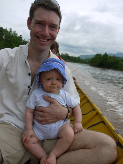 Mike and Dominic on Mekong